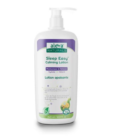 Aleva Naturals Sleep Easy Calming Relaxing Bedtime Baby Lotion  For babies and toddlers  Enriched with Lavender and Chamomile Oils  Sensitive Skin Friendly  Organic Ingredients - 8 Fl Oz 8 Fl Oz (Pack of 1) - Buy Online on GoSupps.com