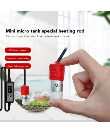 Fish Tank Heater 15W Betta Heater Small Aquarium Heater with Digital LED Display for Freshwater Saltwater Fish Tank Turtle Tank Grass Tank - Buy Online on GoSupps.com