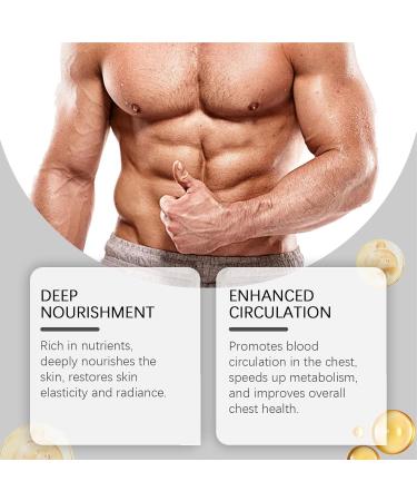 Huile de renforcement musculaire thoracique huile raffermissante pour homme avec formule et absorption rapide pratique et portable 15 ml pour la maison le travail la salle de sport  - Buy Online on GoSupps.com