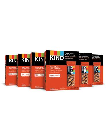 KIND Fruit & Nut Bars Peanut Butter Dark Chocolate Gluten Free 72 Count Peanut Butter & Dark Chocolate