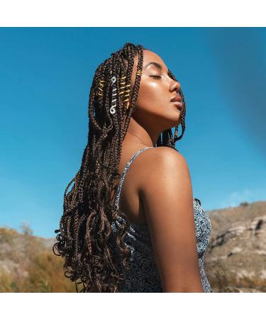 Naiska 20PCS Loc Snake Hair Jewelry for Women & Men - Gold & Silver Hair Beads, Coils, Clips, Rings, Cuffs - DIY Decoration - Buy Online on GoSupps.com