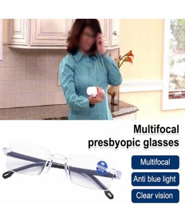 TOATLHEAL Autozoom Reading Glasses - Clear Focus Frameless Beam-Proof 1.0x-7.0x for Men & Women | International Shipping - Buy Online on GoSupps.com