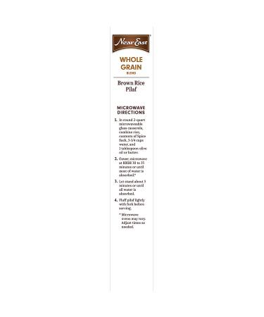 Near East Whole Grain Blends - Brown Rice Pilaf 6.17oz | Pack of 12 - Healthy Side Dish - Buy Online on GoSupps.com