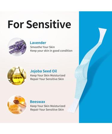  Beauty7 Beauty7 24-Pack Pre-Cut Eyebrow Wax Strips - With 4 Oil Cleansing Wipes - Suitable for Skin - Buy Online on GoSupps.com