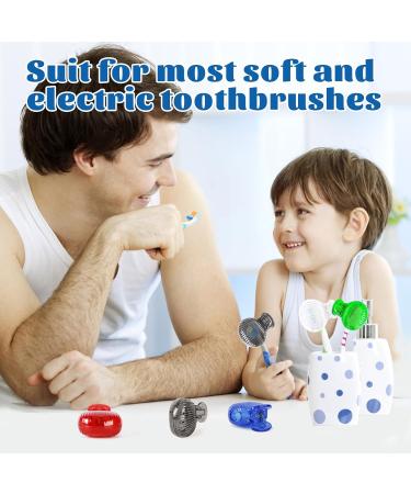 UCEC 6 Pack Toothbrush Covers - Travel-Friendly Toothbrush Protector Caps for Camping Bathroom & School - Buy Online on GoSupps.com