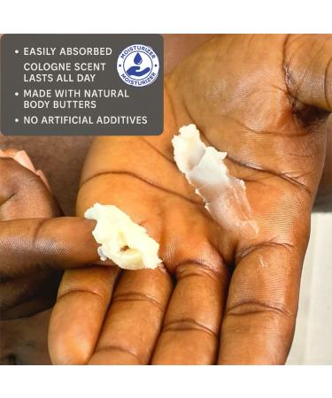 Body Butter for Men - Shea and Cologne Scented Body Cream for all Skin Types - Buy Online on GoSupps.com