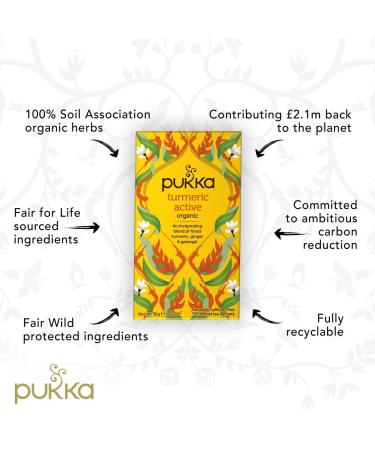 Pukka Org Teas Tumeric Active Tea 20 Stuk 20 Units - Buy Online on GoSupps.com