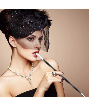 10-Piece Fake Holder Toy Set for Halloween Cosplay Party - 1920's Flapper Prop in Black - Buy Online on GoSupps.com