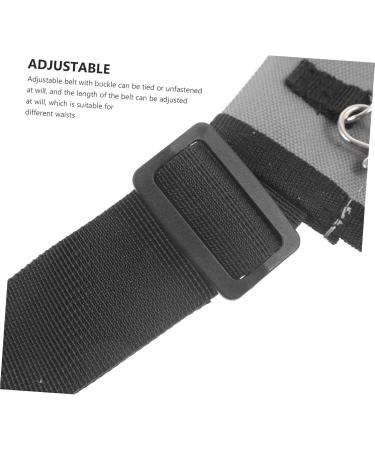 Toddmomy Pocket Storage Tote for Nursing Tools - Multi-Organizer Tool Pocket 22x21x1cm Gray - Ideal for Nurses & Professionals - Buy Online on GoSupps.com