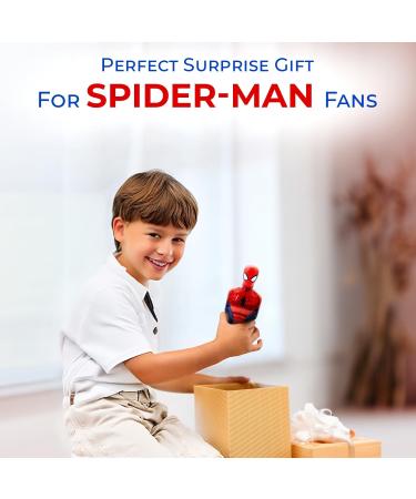 Marvel Spiderman 3D Figure Children Hair and Body Wash 2 in 1 Bubble Bath and Shampoo Suitable for All Hair Types and Dry Sensitive Skin and Scalp 350 ml Red - Spiderman - Buy Online on GoSupps.com