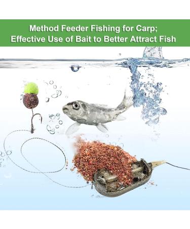 6-Piece Inline Method Feeder Set for Carp Fishing | Multi-Weight Fishing Accessories (20g 30g 40g 50g 60g) - International Shipping Available - Buy Online on GoSupps.com