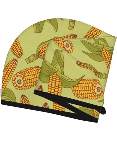Super Absorbent Corn Microfiber Hair Towel Wrap for Women | Quick Dry Coral Velvet Cap for Long Curly & Thick Hair - Buy Online on GoSupps.com