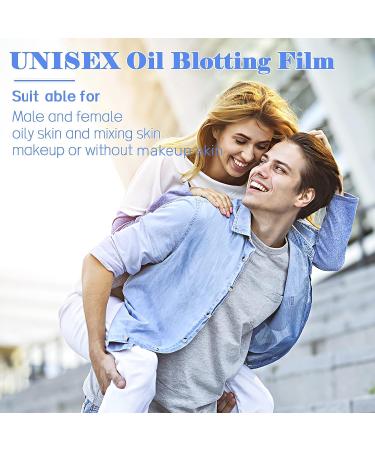 Oil Blotting Sheets for Face - 10% Larger Size - Makeup Friendly - 50 Purple Film Sheets - Buy Online on GoSupps.com