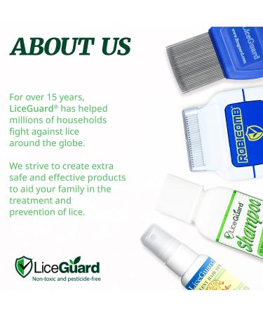 LiceGuard RobiComb Electric Head Lice Comb - Powerful Lice & Eggs Zapping Tool - Buy Online on GoSupps.com
