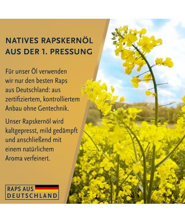 Teutoburger Rapeseed Oil with Butter Flavor - 500ml | Premium Quality Cooking Oil for International Shipping - Buy Online on GoSupps.com