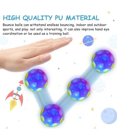 6 Pieces Astro Jump Balls - Bright Moon Bouncing Toy 7cm for Kids - High Jumping Rubber Balls for Parties - Buy Online on GoSupps.com