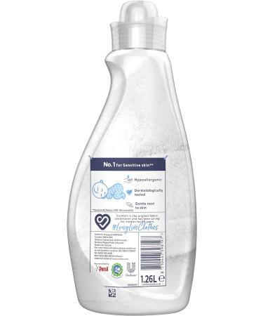 Comfort Pure Fabric Conditioner for Sensitive Skin 36 Wash - Dermatologically Tested - 1.26L (Pack of 1) - Buy Online on GoSupps.com