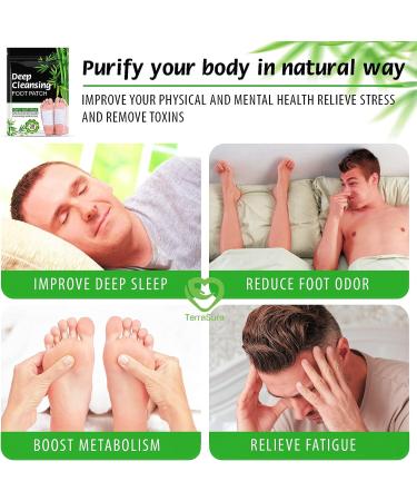 Ginger Foot Pads - 30 Pads for Better Sleep and Stress Relief | Natural Bamboo Vinegar and Ginger Powder | Premium Ingredients for Foot & Body Care - Buy Online on GoSupps.com