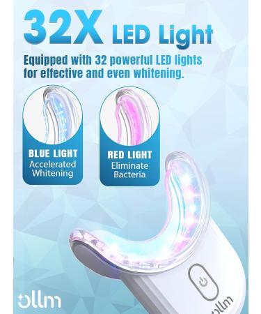 Teeth Whitening Kit for Sensitive Teeth - 35% Carbamide Peroxide Gel LED Light & Dental Trays - Professional Home Oral Care System - Buy Online on GoSupps.com