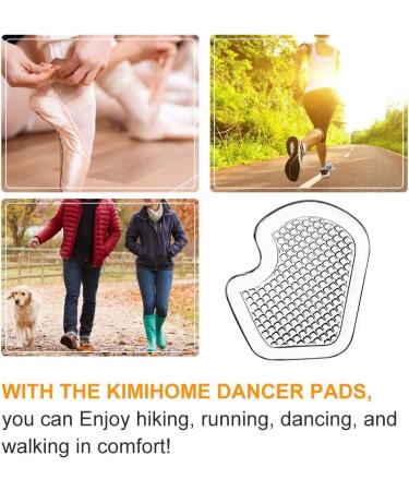 Kimihome Metatarsal Pads 8 Count Gel Cushions - Protect & Relieve Ball of Foot Pain - 4 Pairs - Buy Online on GoSupps.com