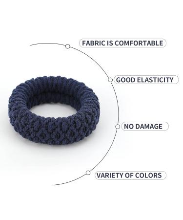 NiAMAi Sports Hair Thick Hair Ties for Women and Girls - Seamless Soft Elastic Hair Accessories - 12PCS - Buy Online on GoSupps.com