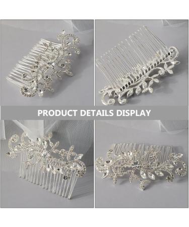 ifundom Comb Hair Piece Bride Hair Comb Sparkling Hair Comb Wedding Prom Styling Hair Accessory - Buy Online on GoSupps.com