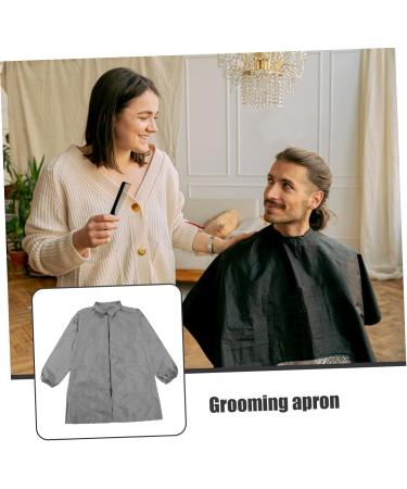 PLAFOPE Hairstylist Work Clothes Grooming Uniform Pet Grooming Workwear Grooming Apron Dog Grooming Workwear Pet Grooming Work Wear Grooming Clothes for Women Barber Apron Nylon Polyester - Buy Online on GoSupps.com