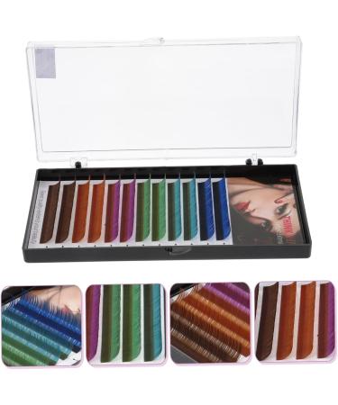 minkissy 1 Box Grafting False Eyelashes Lash Extensions Colored False Eyelash Fake Eyelash Fake Lash Volume False Eyelash Fiber Colored Abundance - Buy Online on GoSupps.com