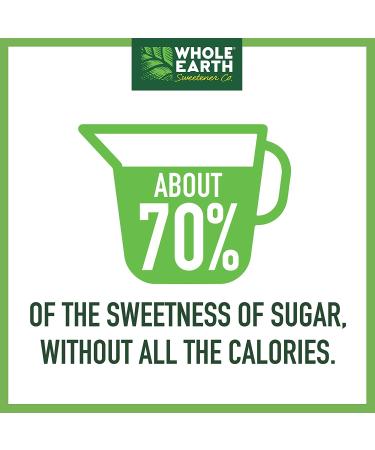 Whole Earth Sweetener Co. 100% Erythritol Sweetener - Keto-Friendly Natural Sugar Alternative - Baking & Zero Calorie Substitute - Gluten Free & Non-GMO - 16oz Pack - Buy Online on GoSupps.com