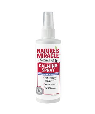 Nature's Miracle Just for Cats Calming Spray Stress Reducing Formula, 8-ounce (P-5780)