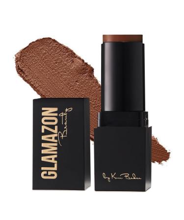 Glamazon Second to None Foundation Stick Chocolate Expresso Light-to-Full Coverage Weightless Makeup With a Glowy Natural Finish
