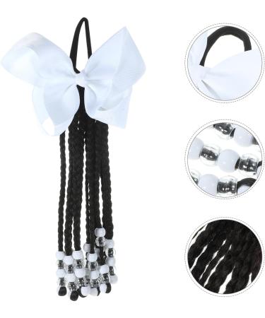 SKISUNO Braided Wig Ponytail aldult bowknot braided ponytail fake braid Headband extend colorful hair extension wig ponytail Cosplay Hair Accessory dispenser soft decorate artificial baby 29X16CM As Shown 02 - Buy Online on GoSupps.com