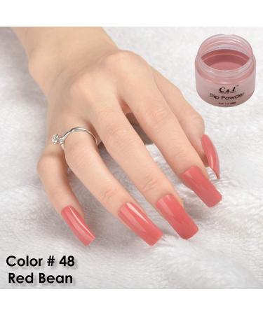 C & I Dip Powder Color No.048 Red Bean Red Color System - Buy Online on GoSupps.com