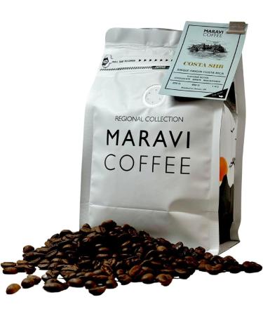 Maravi Speciality Coffee - Costa Rica SHB Arabica Coffee - Percolator Grind Coffee - Medium Roast - Chocolate Grape & Macadamia Notes - 400g Percolator Grind 400 g (Pack of 1) - Buy Online on GoSupps.com