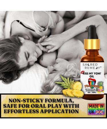 Kiss My Yoni - Premium Pineapple Oil Body Lotion. Non-Sticky Massage Oil 30 ml. Vegan Natural Organic Non-Toxic - Buy Online on GoSupps.com