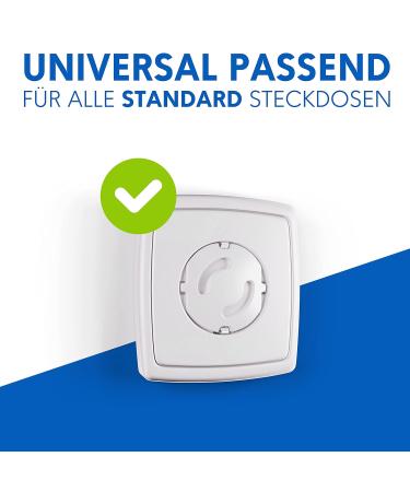 Adlersfeld 16113 Child Lock Sockets - 30 Pack White | Baby Socket Protection & Fuse Safety Solutions - Buy Online on GoSupps.com