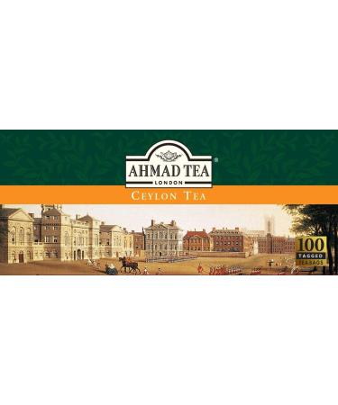 Ahmad Tea 100 Teabags Ceylon Black Tea 1 x 100 Teabags Ceylon 100 Teabags - Buy Online on GoSupps.com
