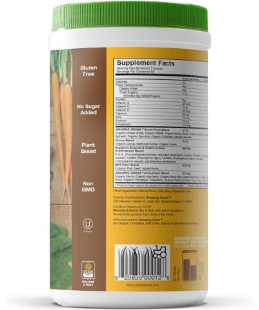 Buy Amazing Grass Green Superfood Chocolate 17 oz - Nutrient-Packed Superfood Supplement - Buy Online on GoSupps.com