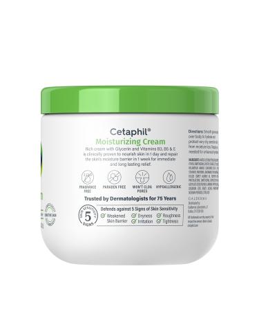 Cetaphil Face & Body Moisturizer Hydrating Moisturizing Cream for Dry to Very Dry Sensitive Skin NEW 16 oz 2 Pack Fragrance Free Non-Comedogenic Non-Greasy Fragrance Free 16 Ounce (Pack of 2) - Buy Online on GoSupps.com