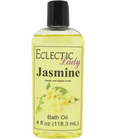Jasmine Bath Oil by Eclectic Lady  4 oz 4 Ounce - Buy Online on GoSupps.com