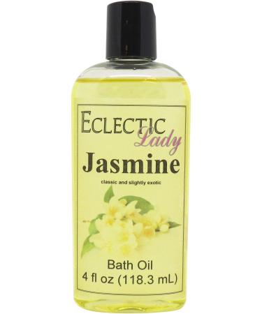 Jasmine Bath Oil by Eclectic Lady  4 oz 4 Ounce