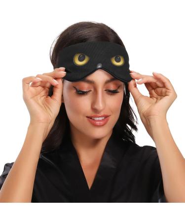 Haskirky Light Blocking Eye Mask for Deep Sleep - Breathable & Adjustable for Men and Women | Perfect for Travel, Yoga, Meditation, Office | Funny Owl Design - Buy Online on GoSupps.com