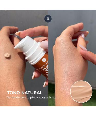  Planeta Huerto Sunscreen cream face color SPF30 Planeta vegetable garden 50 ml - Buy Online on GoSupps.com