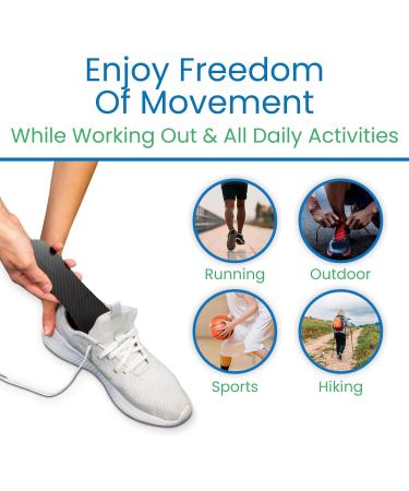 ViveSole Carbon Fiber Insoles for Men & Women | Hallux Rigid Relief Foot Fracture & Arthritis Support | Turf Toe Plate | Sports & Hiking | 4X-Large - Buy Online on GoSupps.com