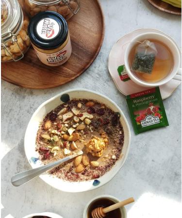 Ahmad Tea Raspberry & Pomegranate Green Tea - 20 Teabags | Pack of 1 - Buy Online on GoSupps.com