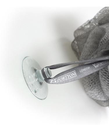 1541 London Exfoliating Bath & Shower Body Puff/Scrunchie/Buffer - TWIN PACK (Silver Grey) - Buy Online on GoSupps.com