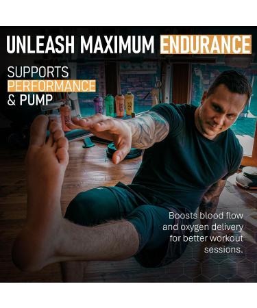 Vandal | Pre Workout Powder - Safe Nootropic Pre Workout Supplement for Men & Women | Boosts Energy Focus Performance & Recovery | Nitric Oxide Booster for Blood Flow | 40 Servings (Squeezed Citrus) - Buy Online on GoSupps.com