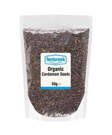 Organic Cardamom Seeds 50g | Certified Organic by Fenbrook Organic