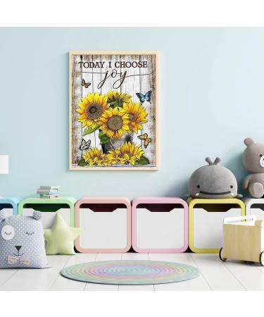 Sunflower Cross Stitch Kit for Adults - Beginner Friendly 11CT Stamped Cross-Stitch Kit - Needlepoint Crafts - 11.8x15.7inch - Buy Online on GoSupps.com