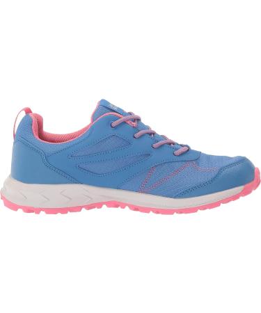Jack Wolfskin Big Kid Hiking Boot - Unisex, Blue/Coral, Size 3 (8-12 Years) - Buy Online on GoSupps.com